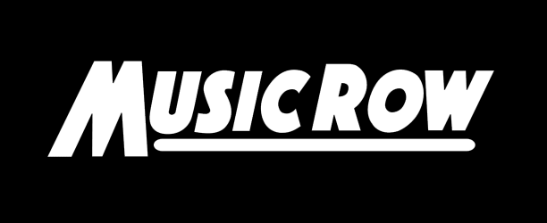 Music Row logo in white text on a black background.