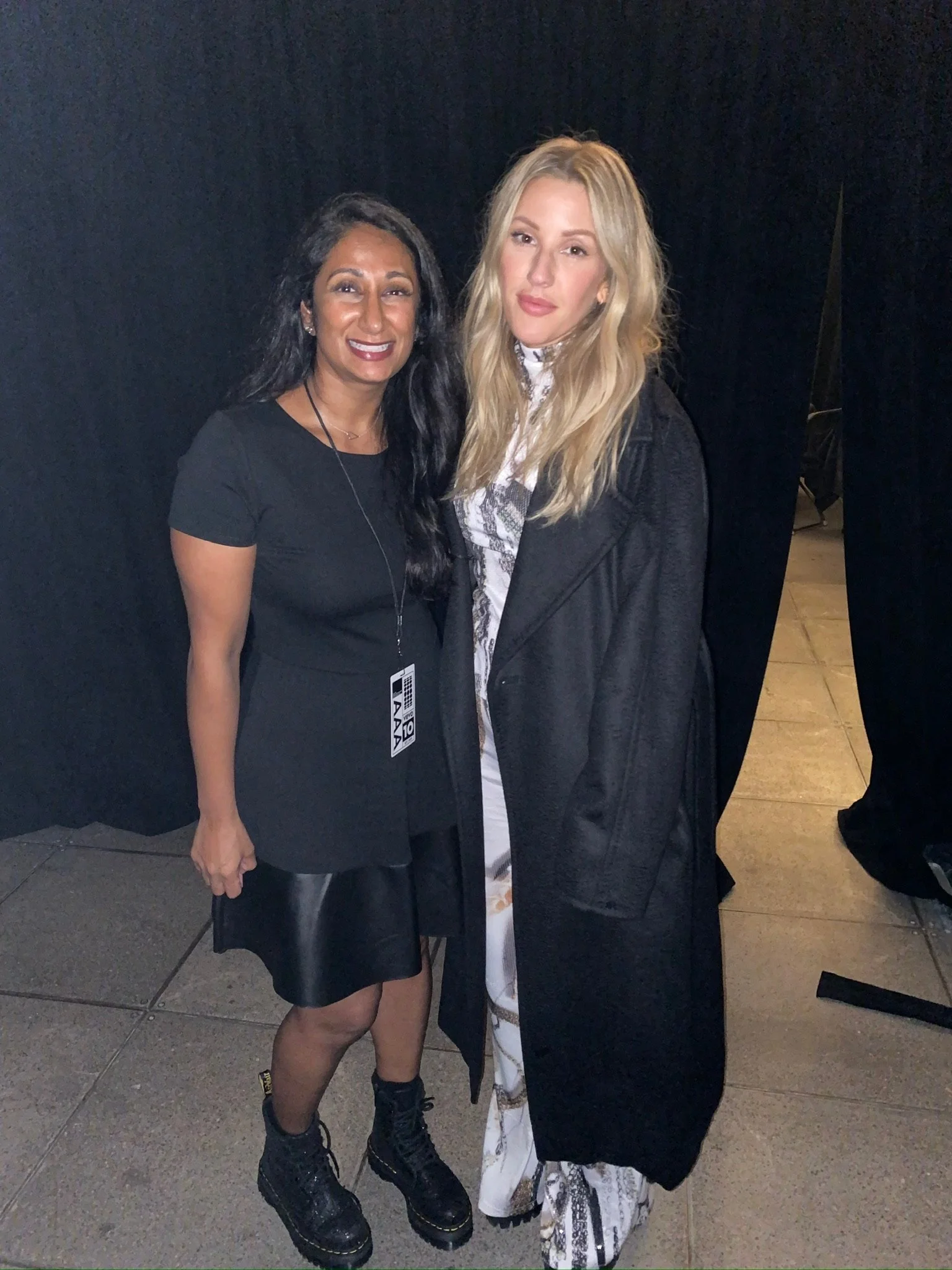 The Pearl Edge founder Parul "Pearl" Chokshi with Ellie Goulding