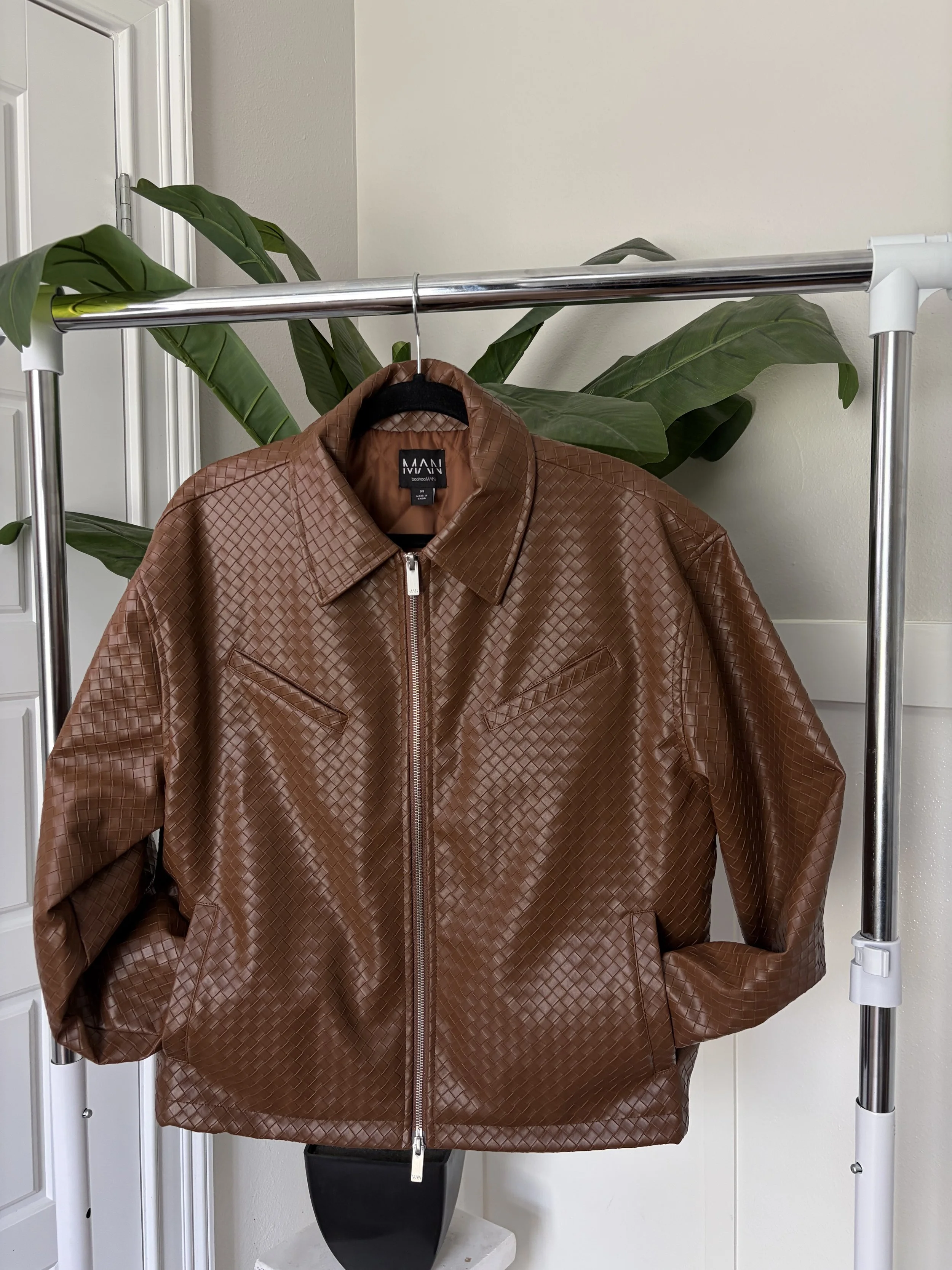The Woven Cognac Driver