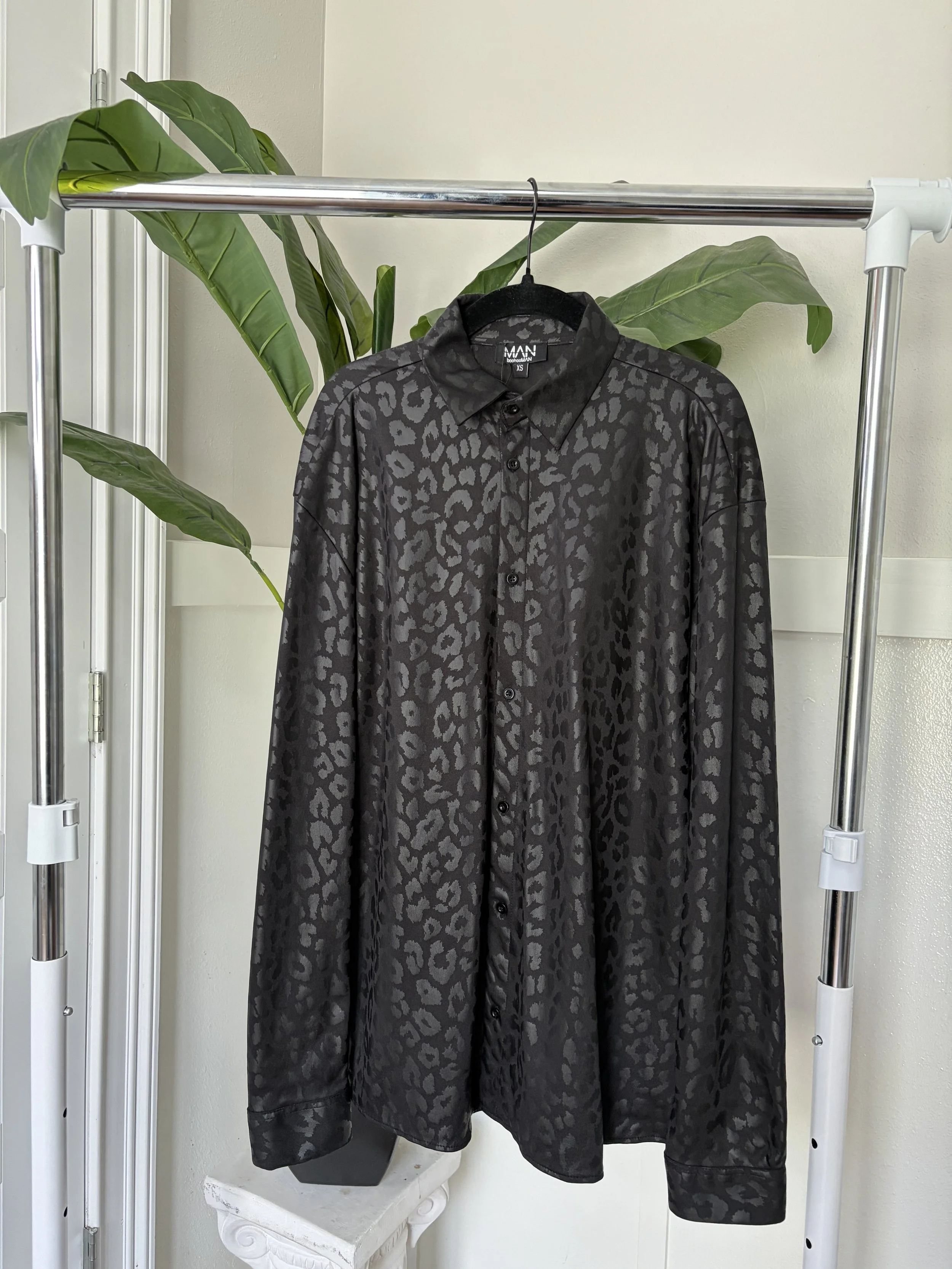 The Shadow Leopard Button-Down