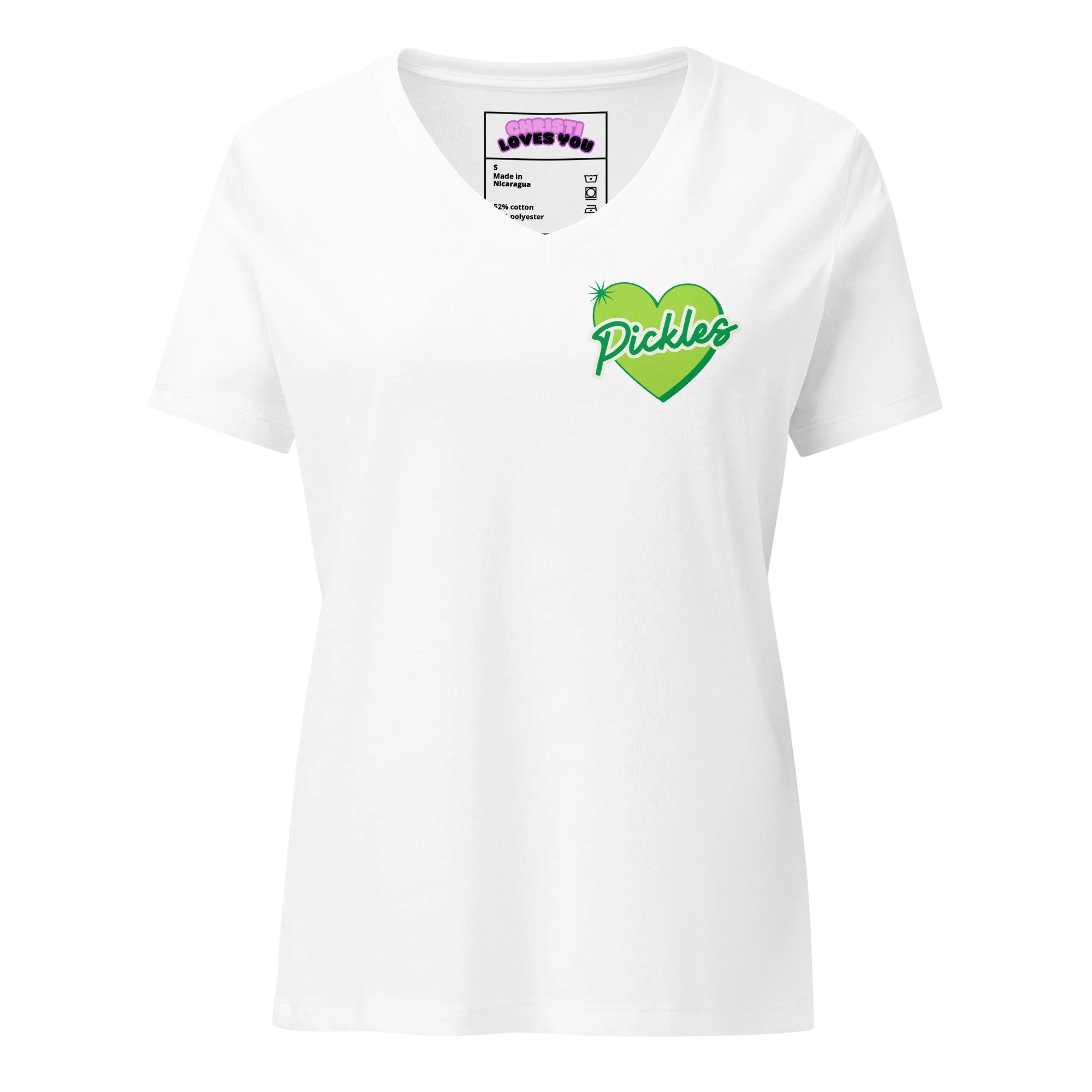 Ladies Love Pickles V-Neck