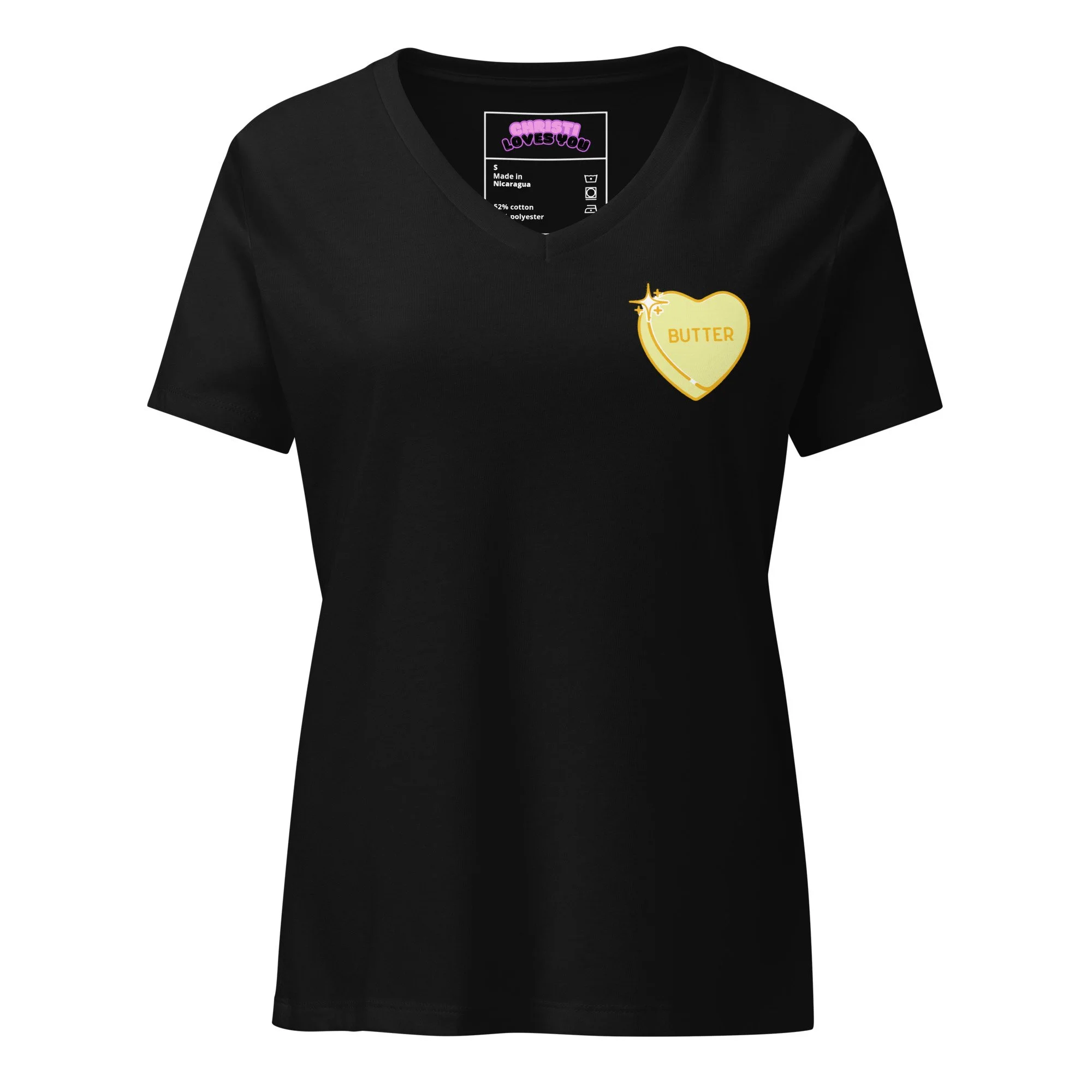 Ladies Love Butter V-Neck