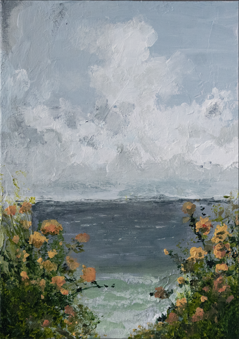 Coastal Flowers- Original Painting