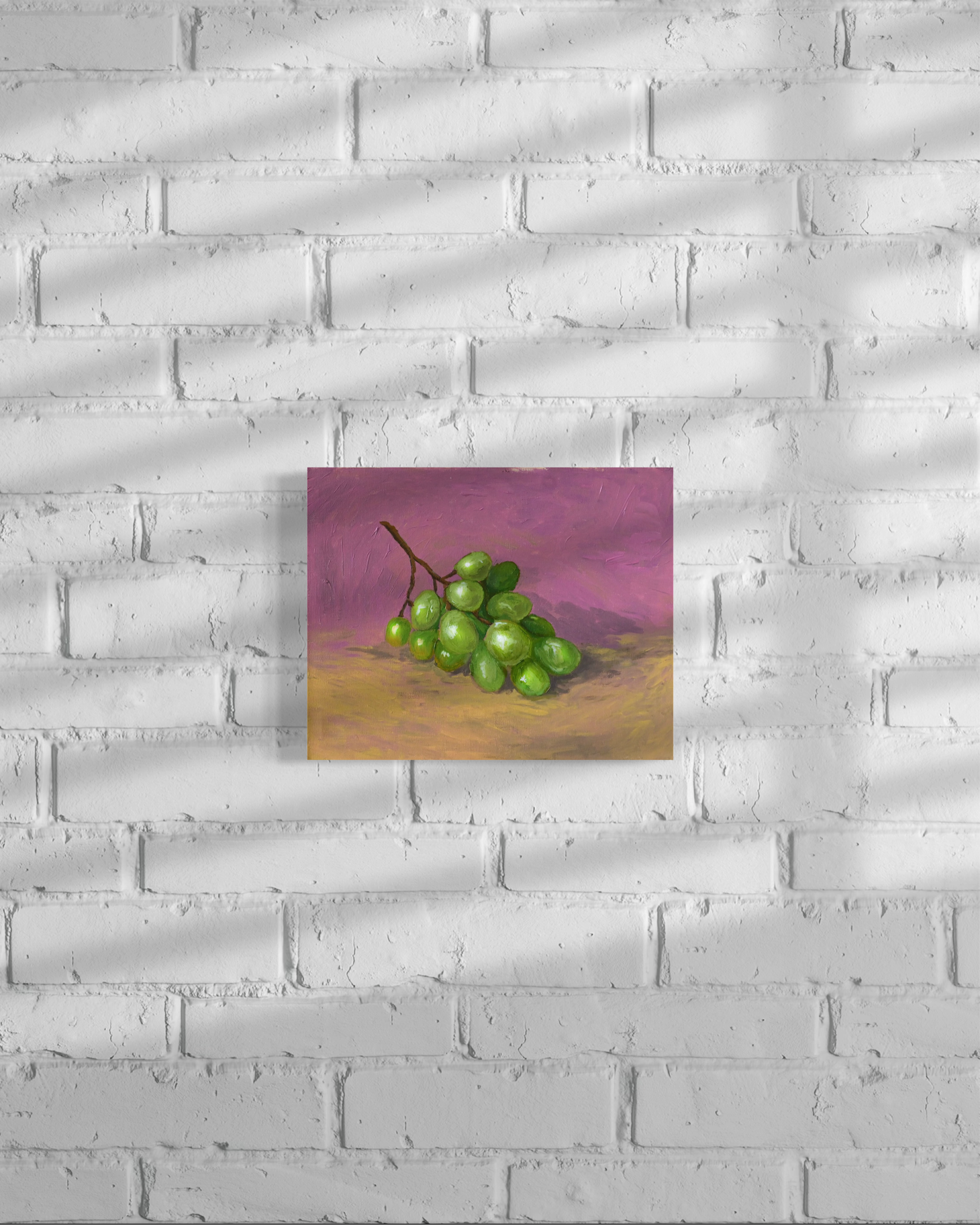 Grapes in Pink Light