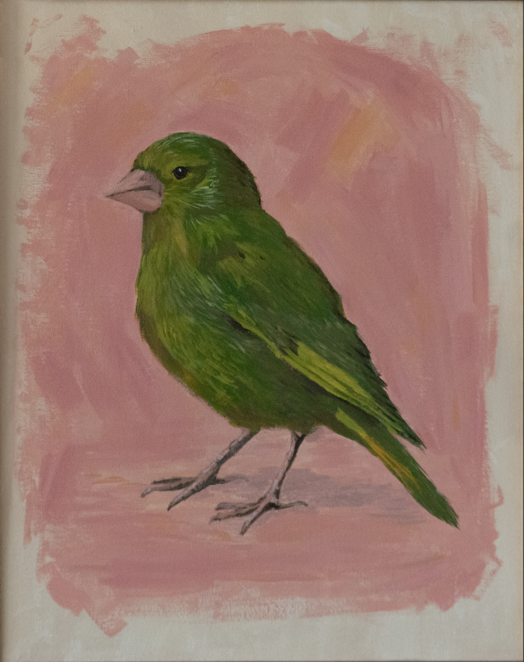 An Ode to a Finch- Original Painting