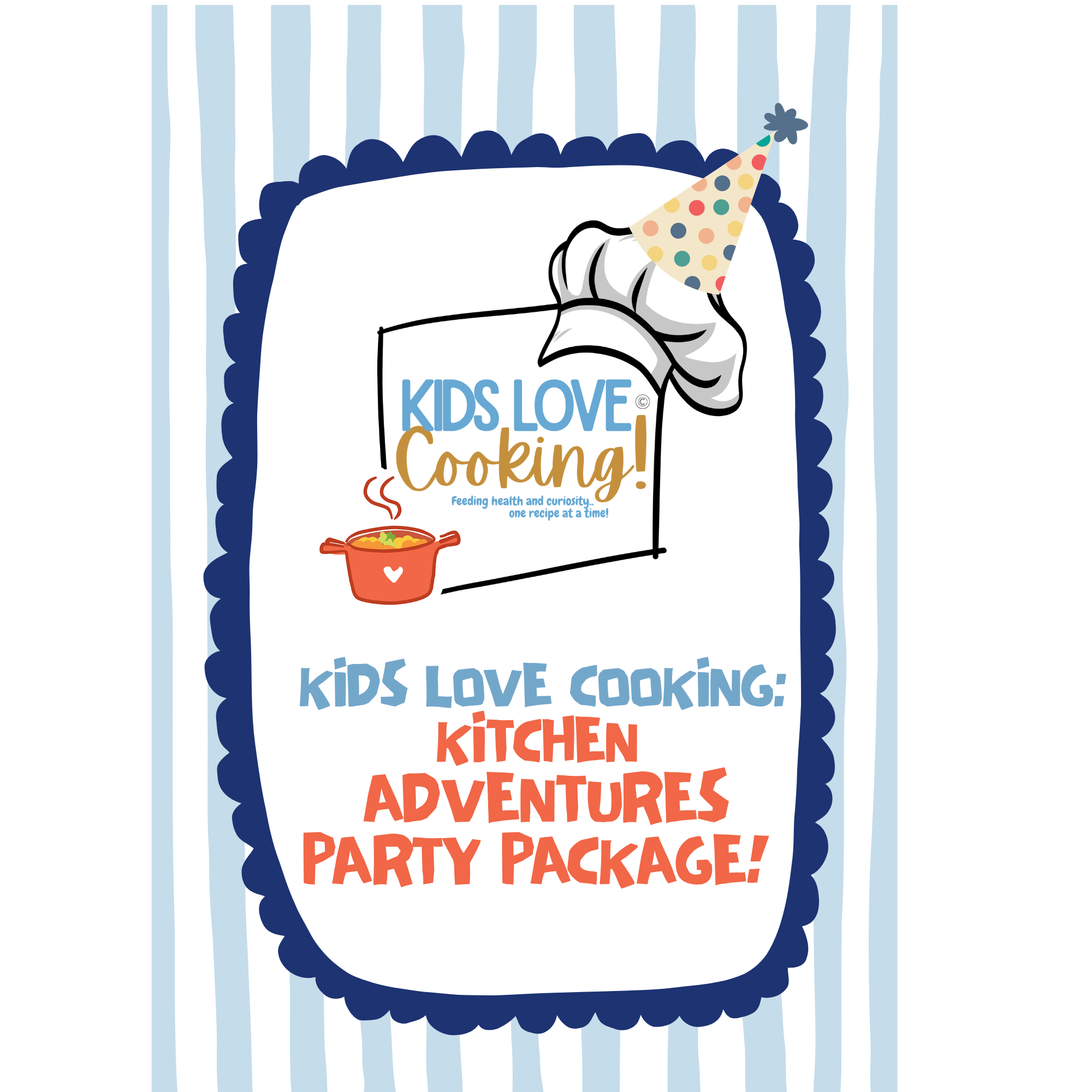 Kids Love Cooking Kitchen Adventures Party Package