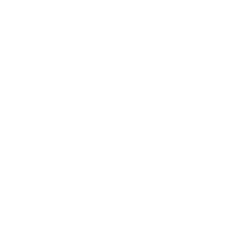 Abstract pattern of white circles on a black background arranged in a symmetrical, floral-like design.