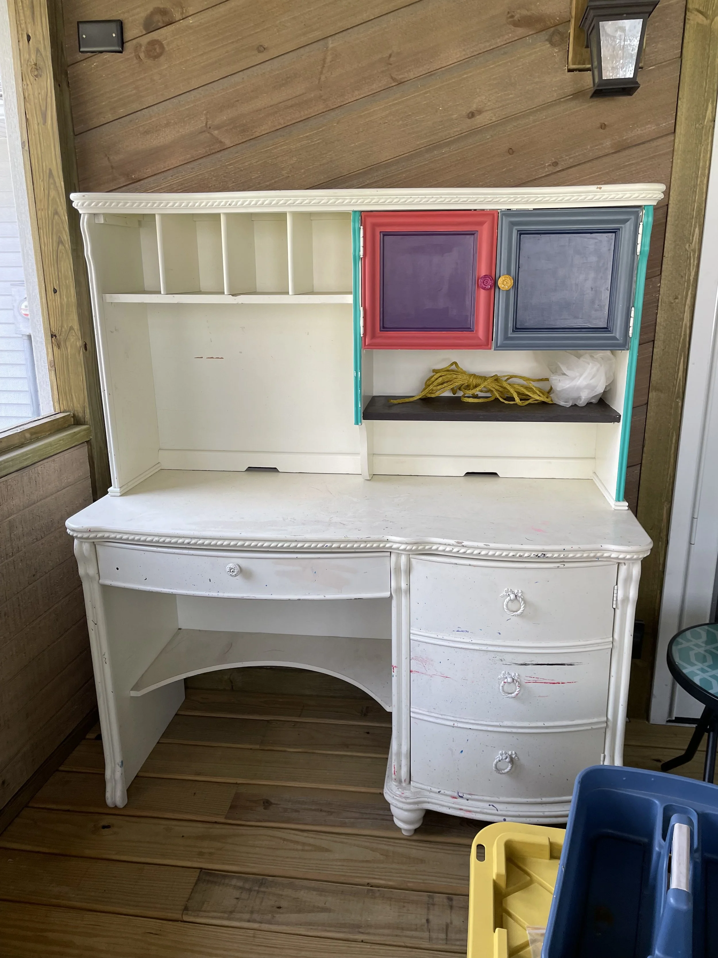 Vanity Restoration Before
