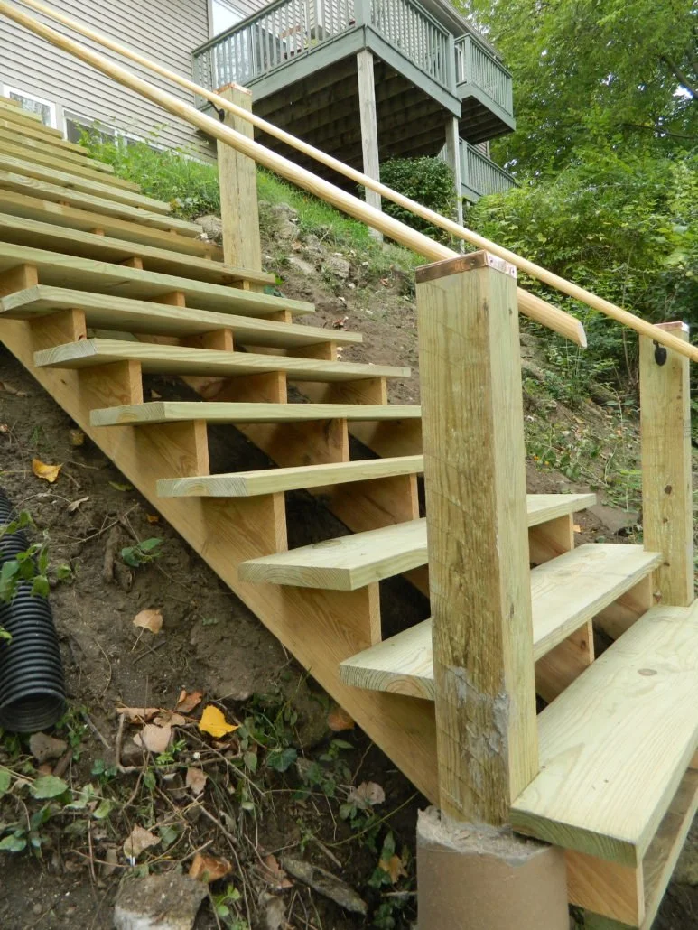Custom Wood Staircase Build out