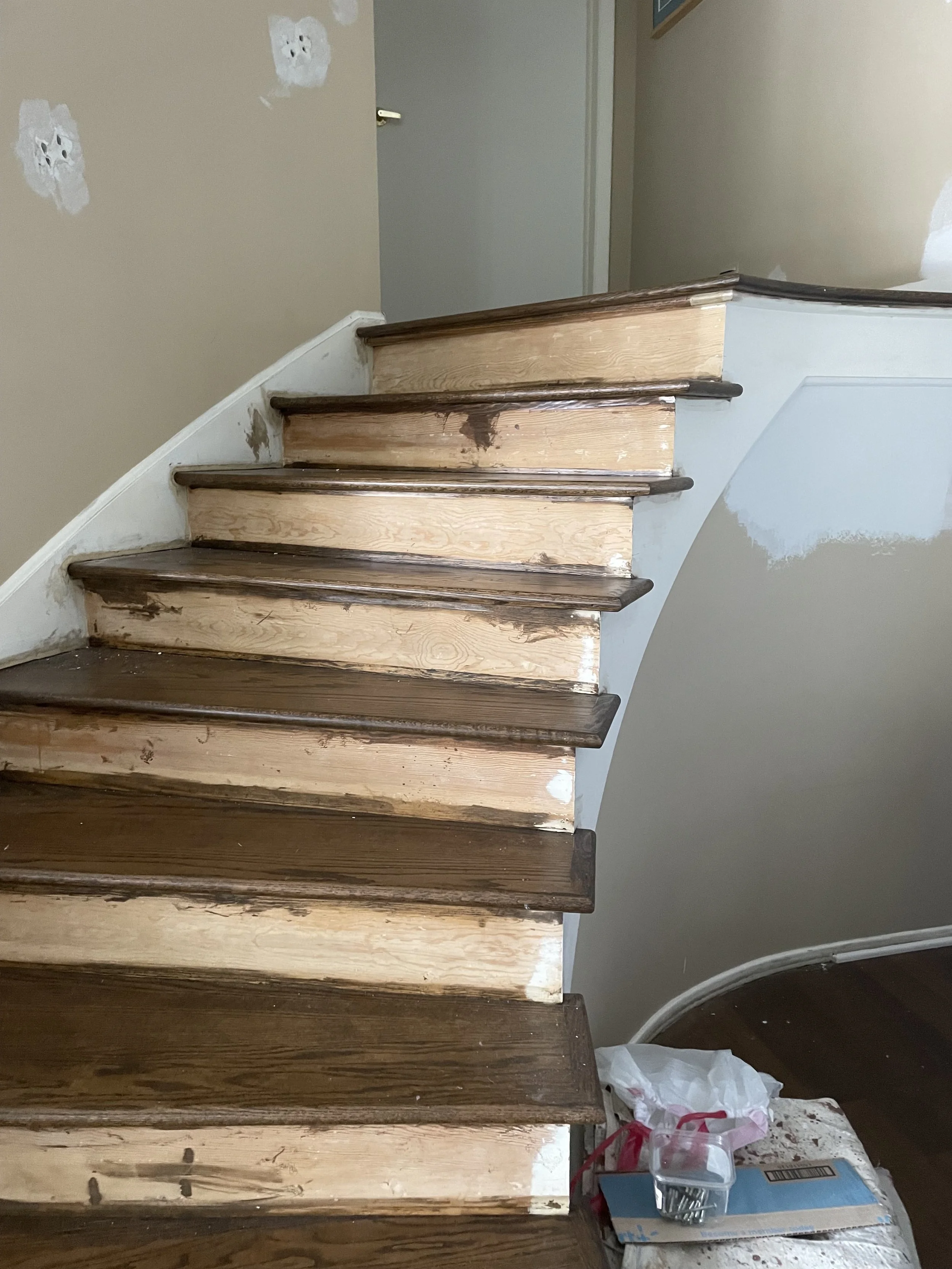 Staircase Restoration Before
