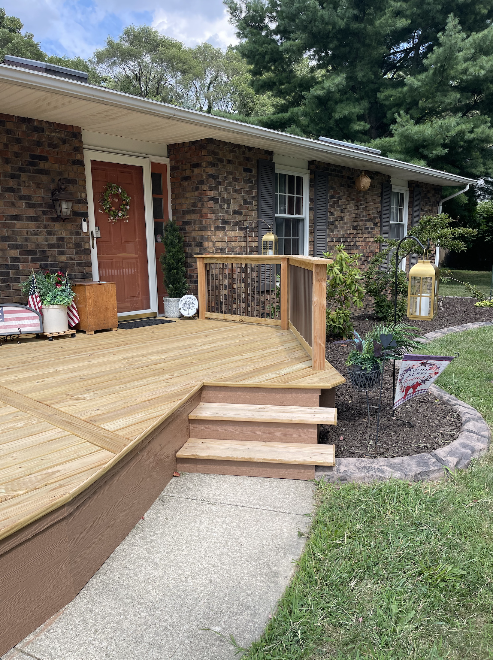 Decking Build Out After