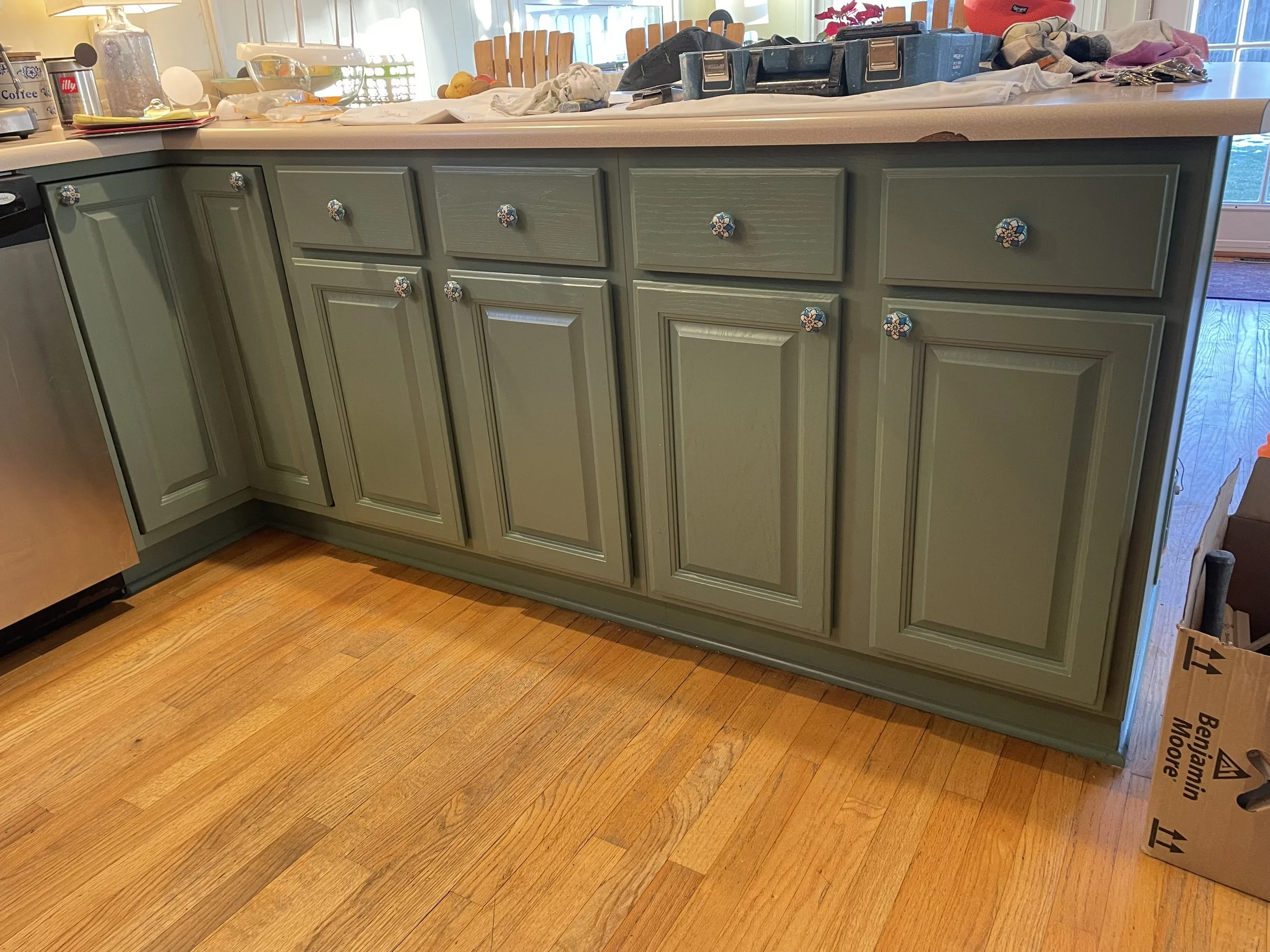 Kitchen Cabinets Build & Paint