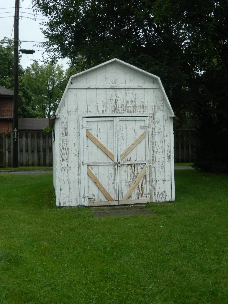 Shed Restoration Before