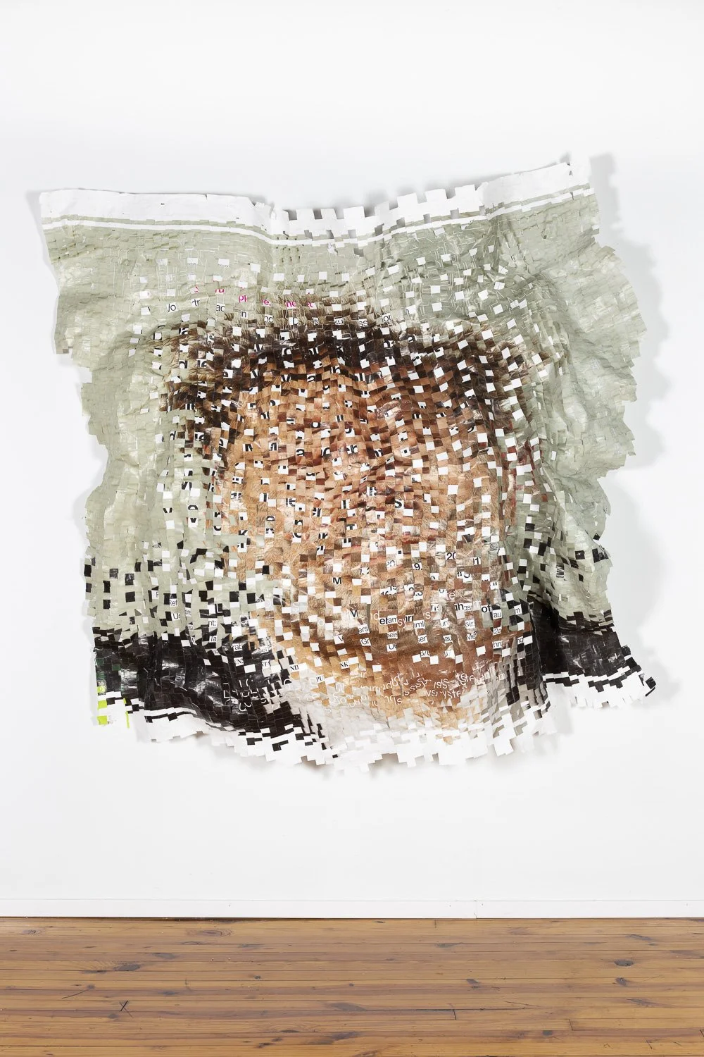 LCD Soundsystem.
Found street-posters from Berlin, sliced, rearranged, and recombined.
60" x 54"