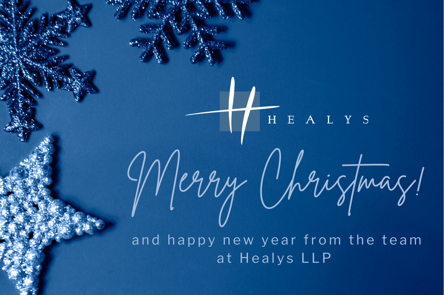 Seasonal social media asset designed to support the firm’s Christmas communications, maintaining brand consistency while adapting tone for a more informal, client-facing message.
