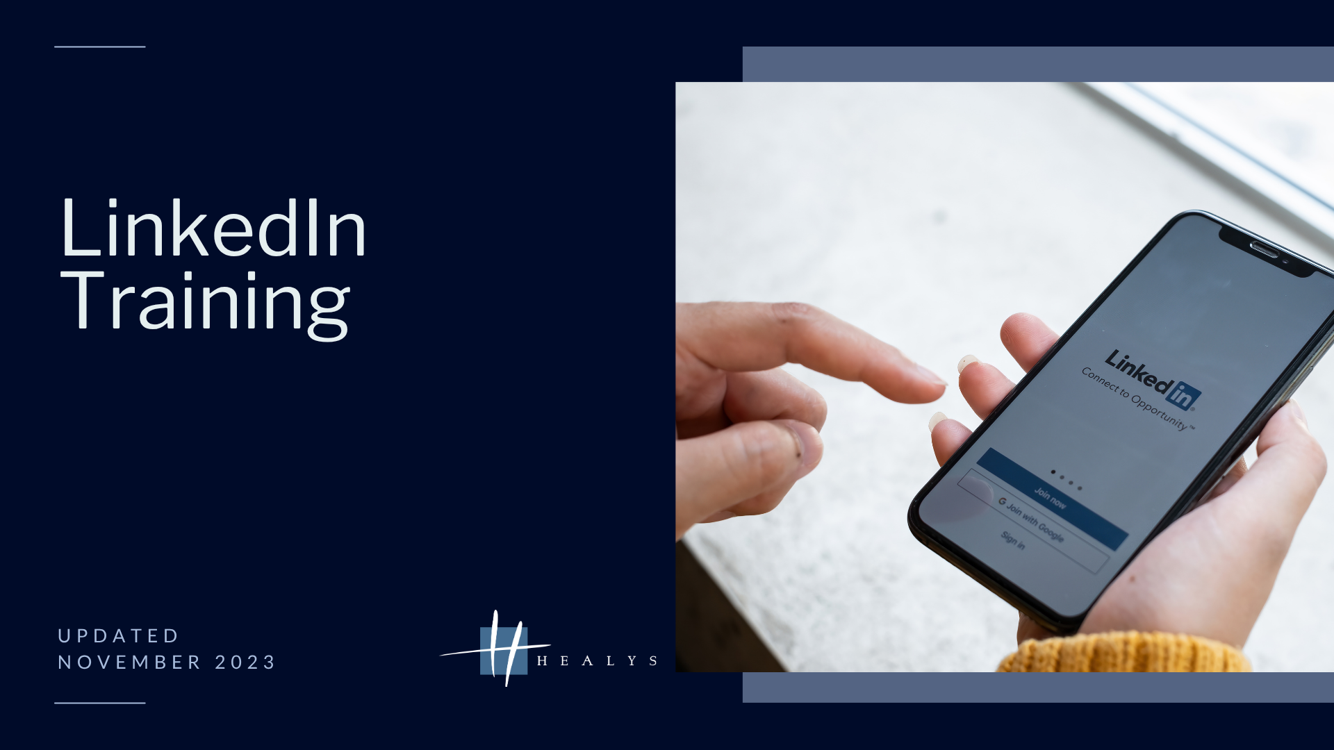 LinkedIn training materials developed and training sessions led to support internal adoption and consistency across the firm’s digital presence. Delivered as part of a wider initiative to improve visibility, engagement and alignment in how services w