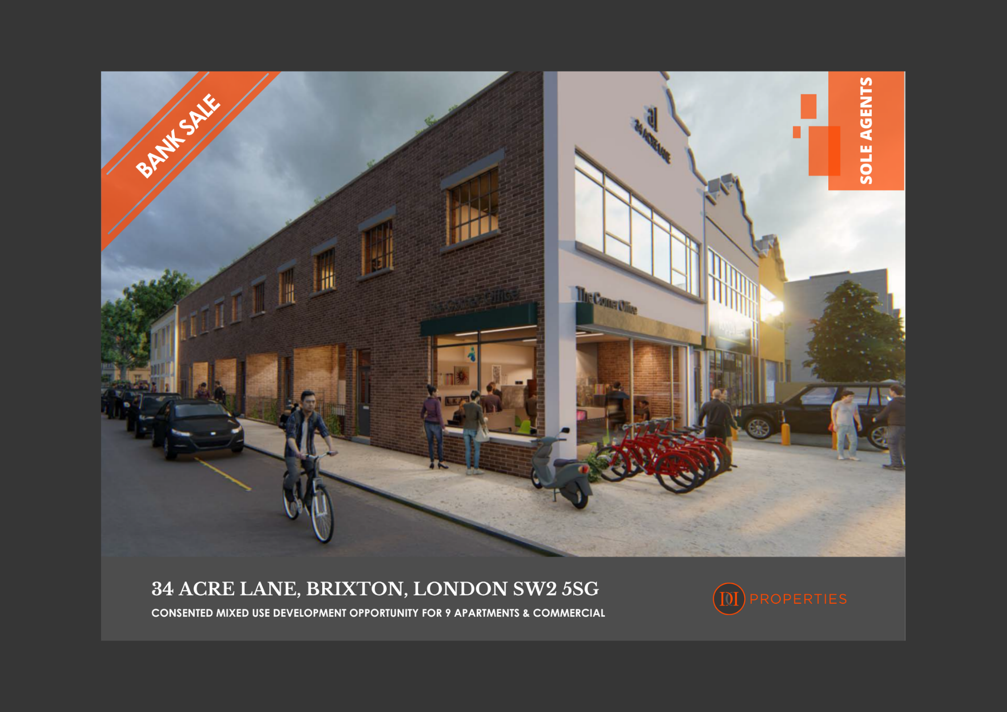 Investment brochure developed for a mixed-use development opportunity in Brixton, London, designed to present the scheme with clarity and commercial impact.

The layout and visual structure focus on communicating key information efficiently, supporti