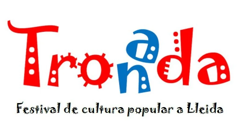 Logo colorido con letras variadas que dice 'Trónida', y debajo el texto 'Festival de cultura popular a Lleida'.