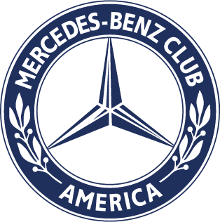 Mercedes-Benz Club America logo with a three-pointed star and laurel branches
