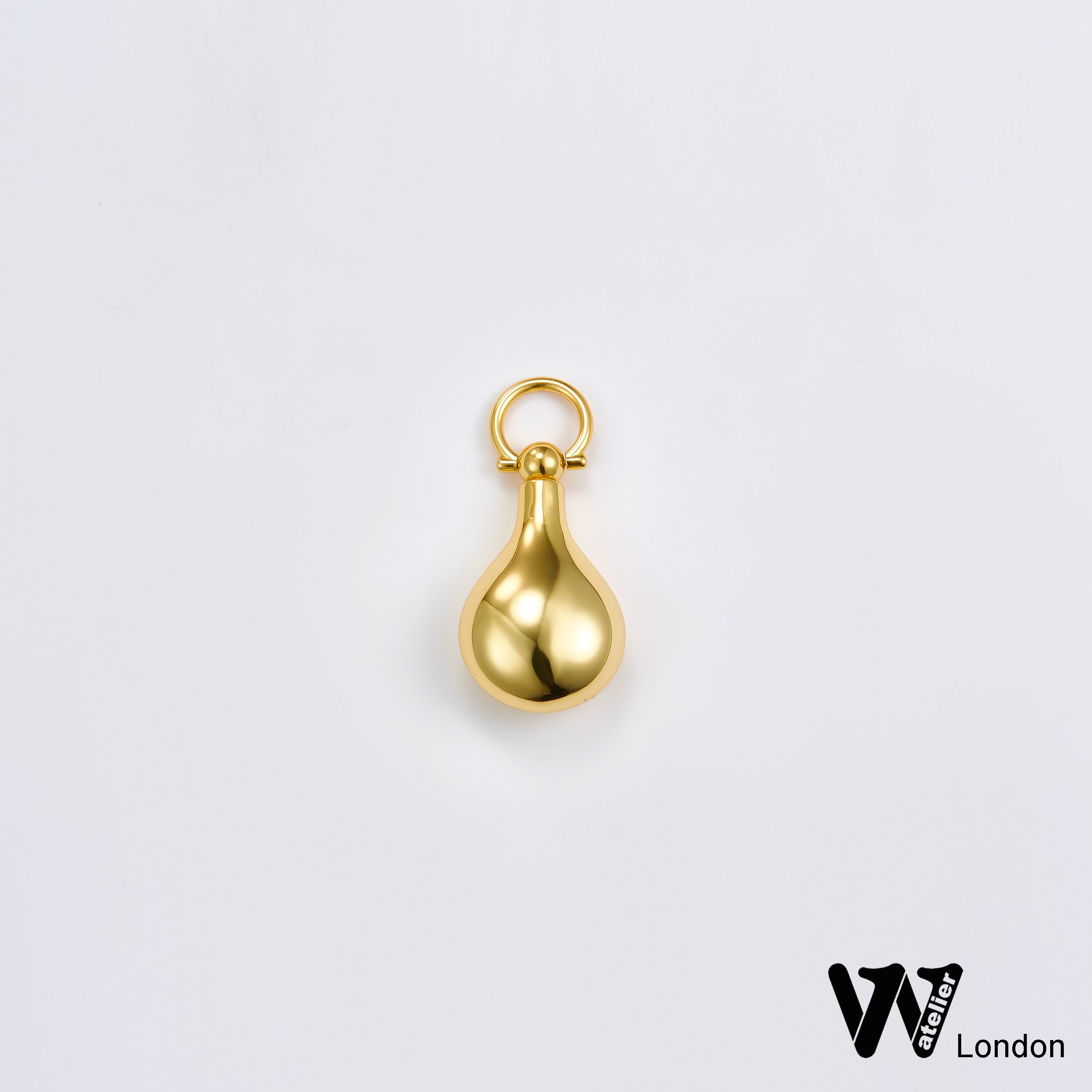 Perfume Bottle Charm Sterling Silver