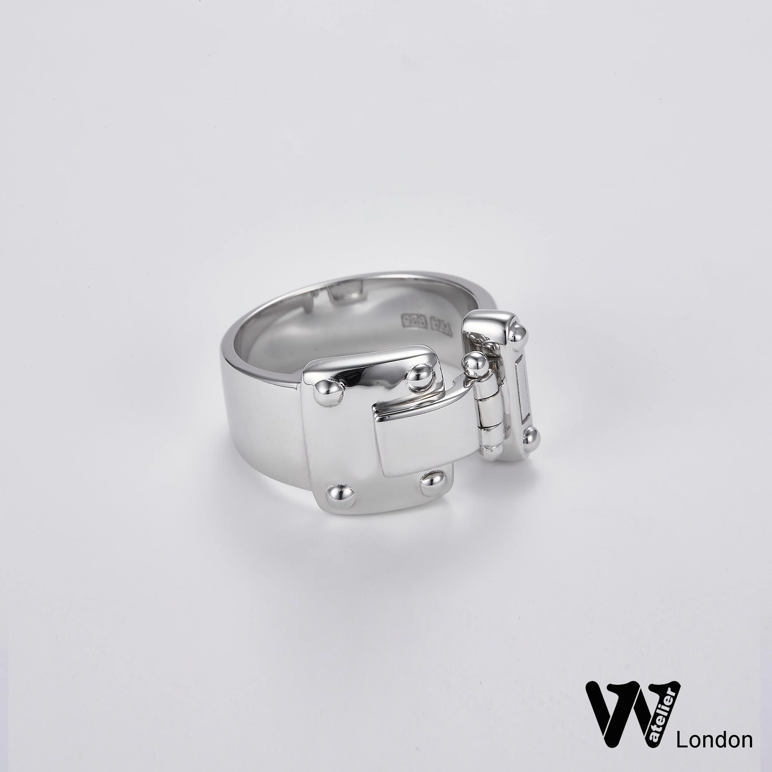 Buckle Ring Sterling Silver