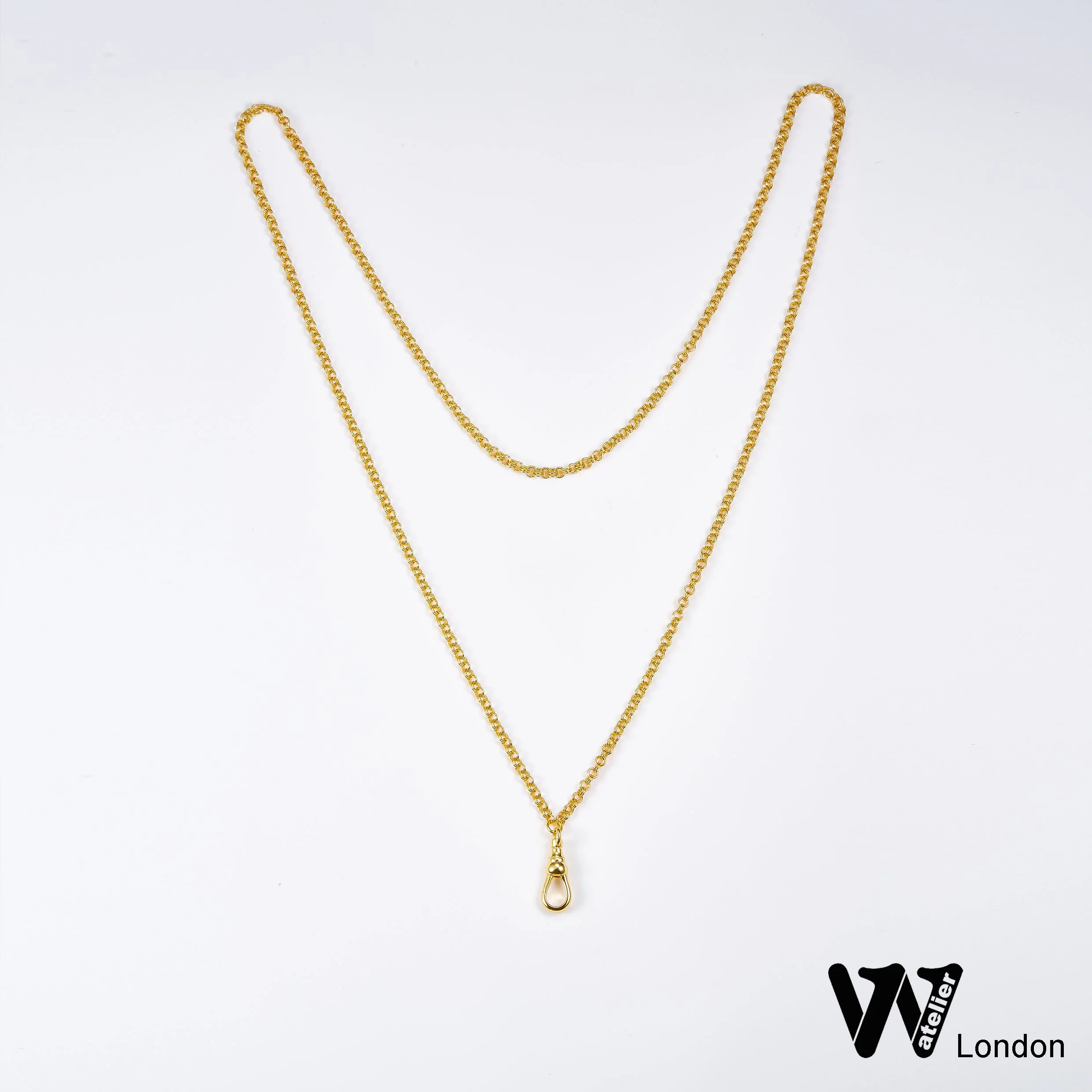 Victoria Sterling Silver Long Chain