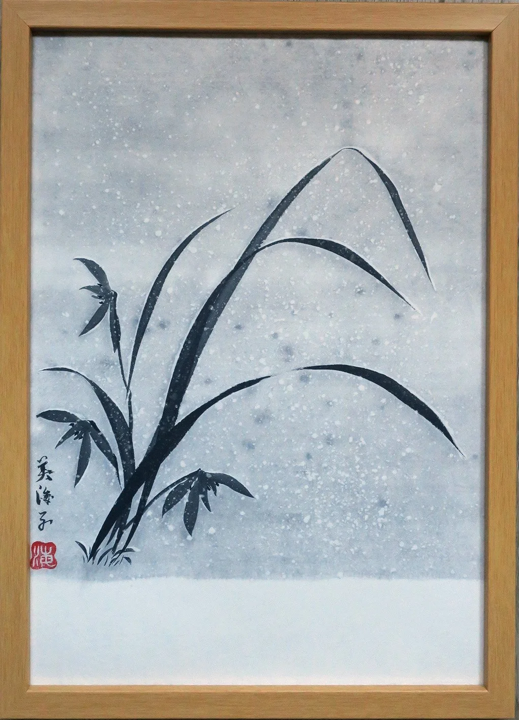 Orchid in the Snow: The harbinger of calm in the dark silence