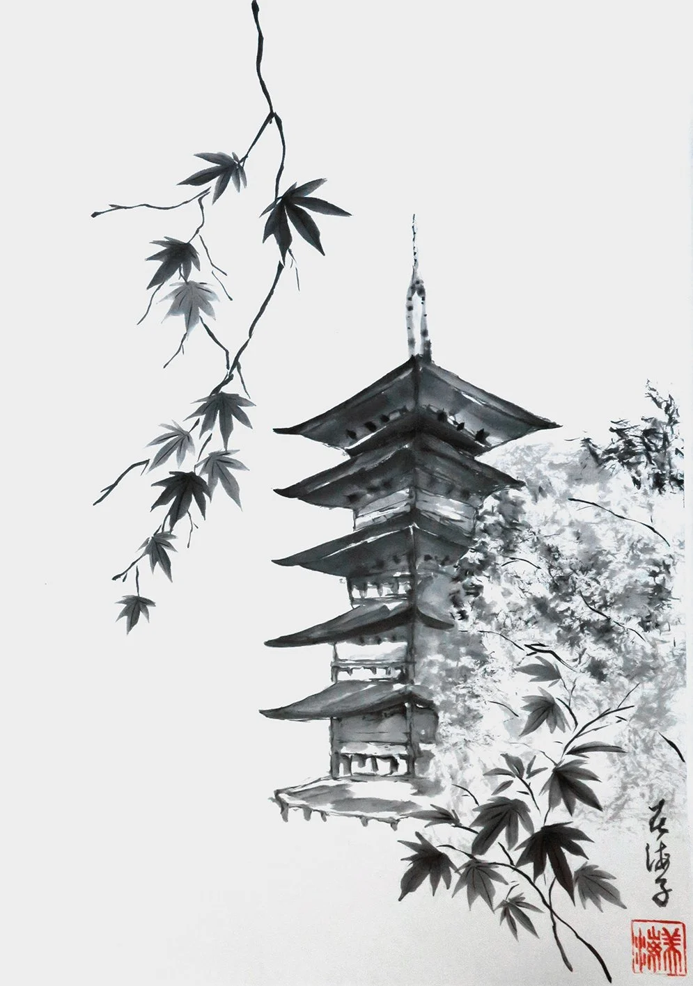 Pagoda in Yamaguchi prefecture