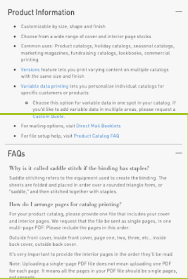 New product info
