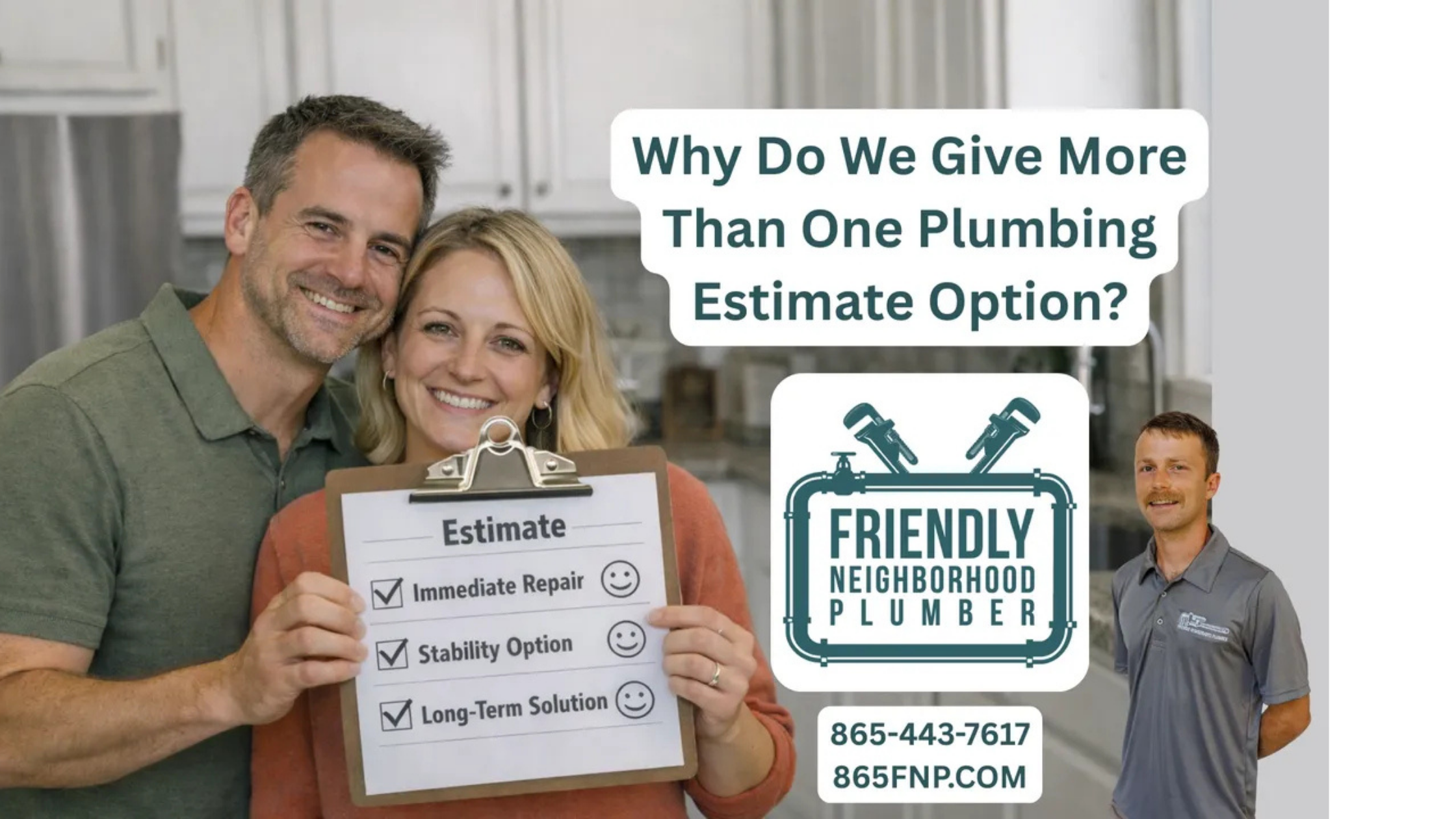 Why Do We Give More Than One Plumbing Estimate Option?