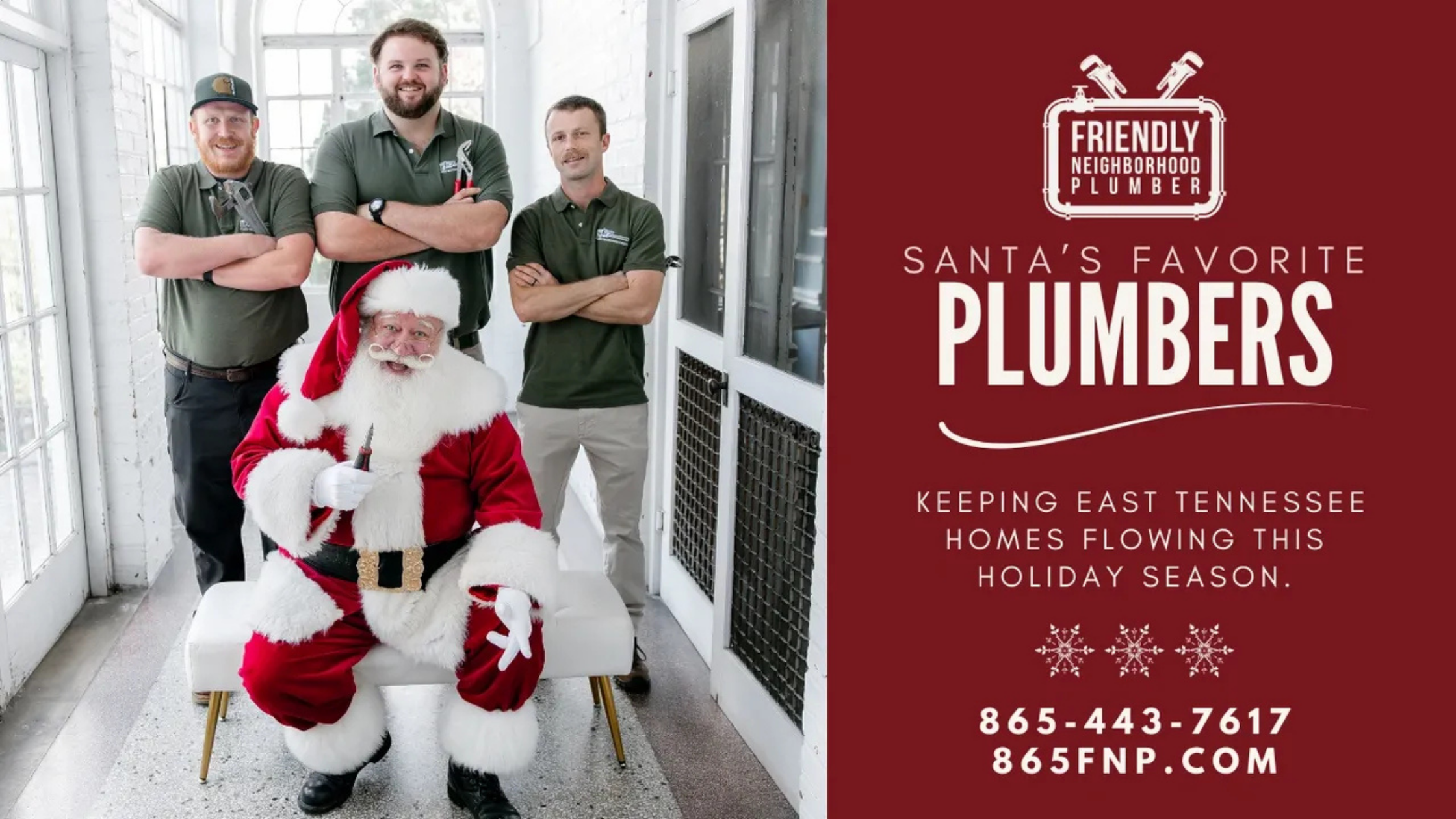 Santa’s Favorite Plumbers and the Holiday Plumbing Chaos