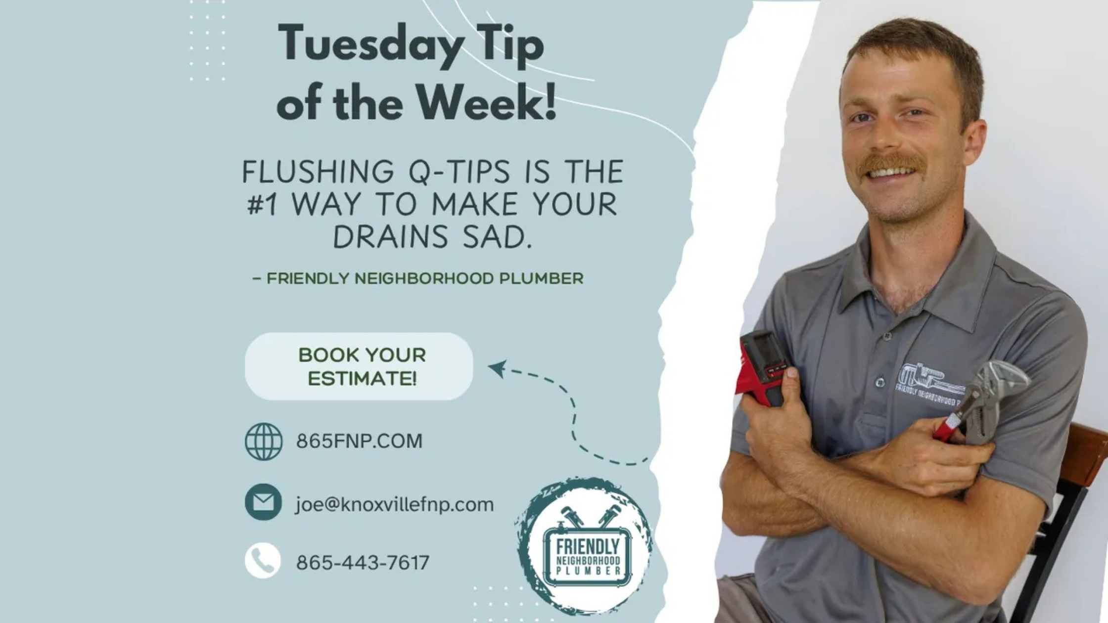 Can You Flush Q-Tips? A Knoxville Plumber’s Answer: Please Don’t