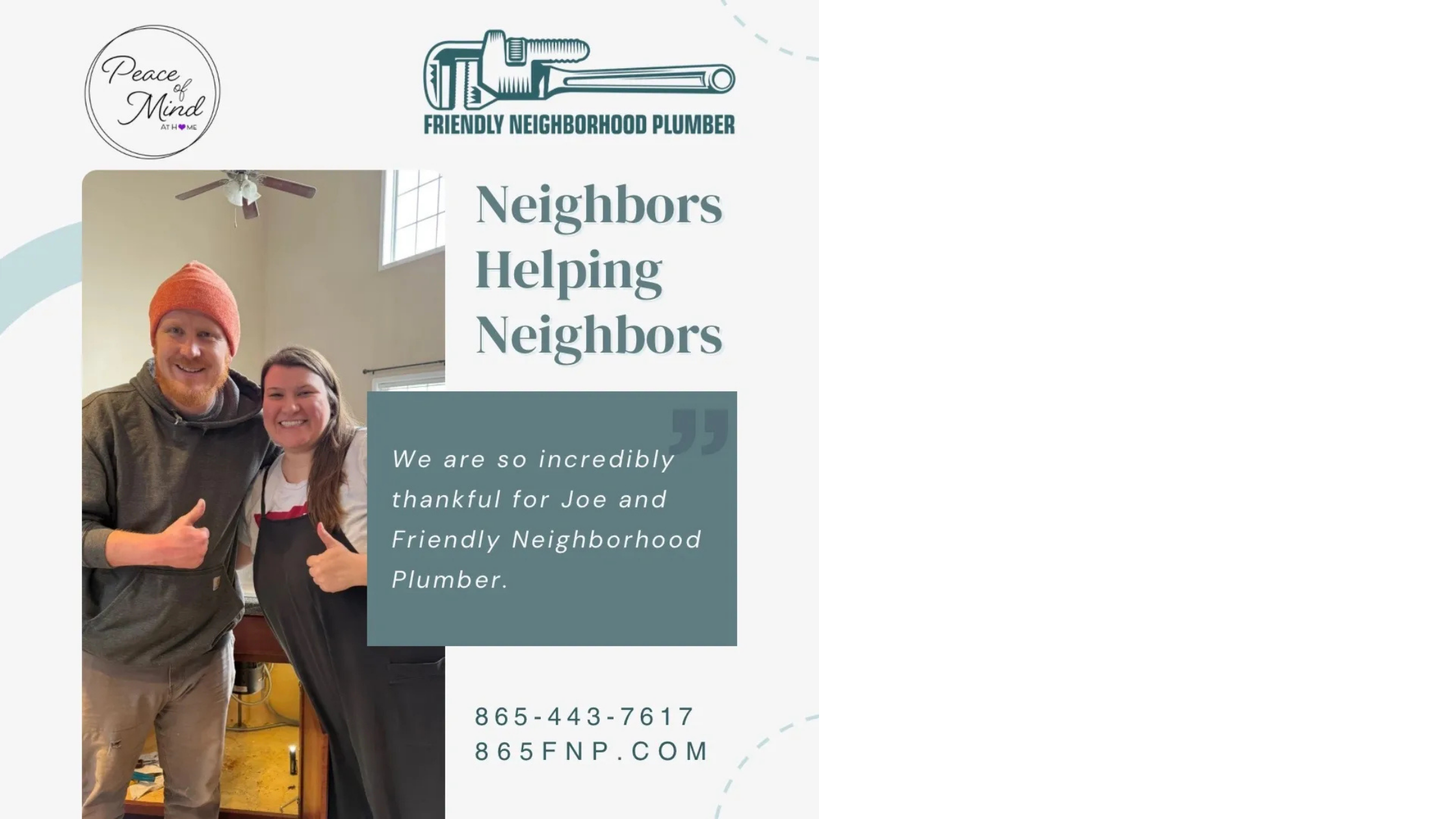 Supporting a Knoxville Family in Need: More Than Just Plumbing