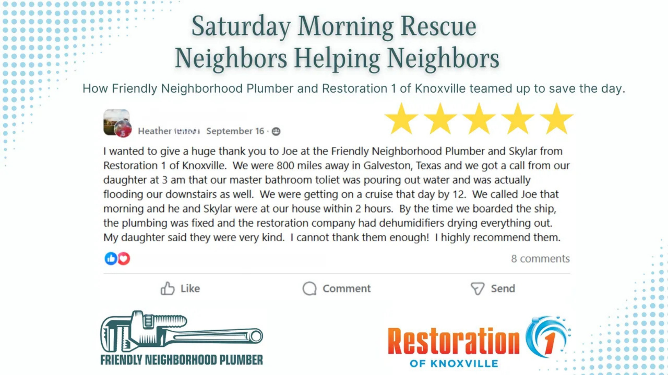 Saturday Morning Rescue: Neighbors Helping Neighbors