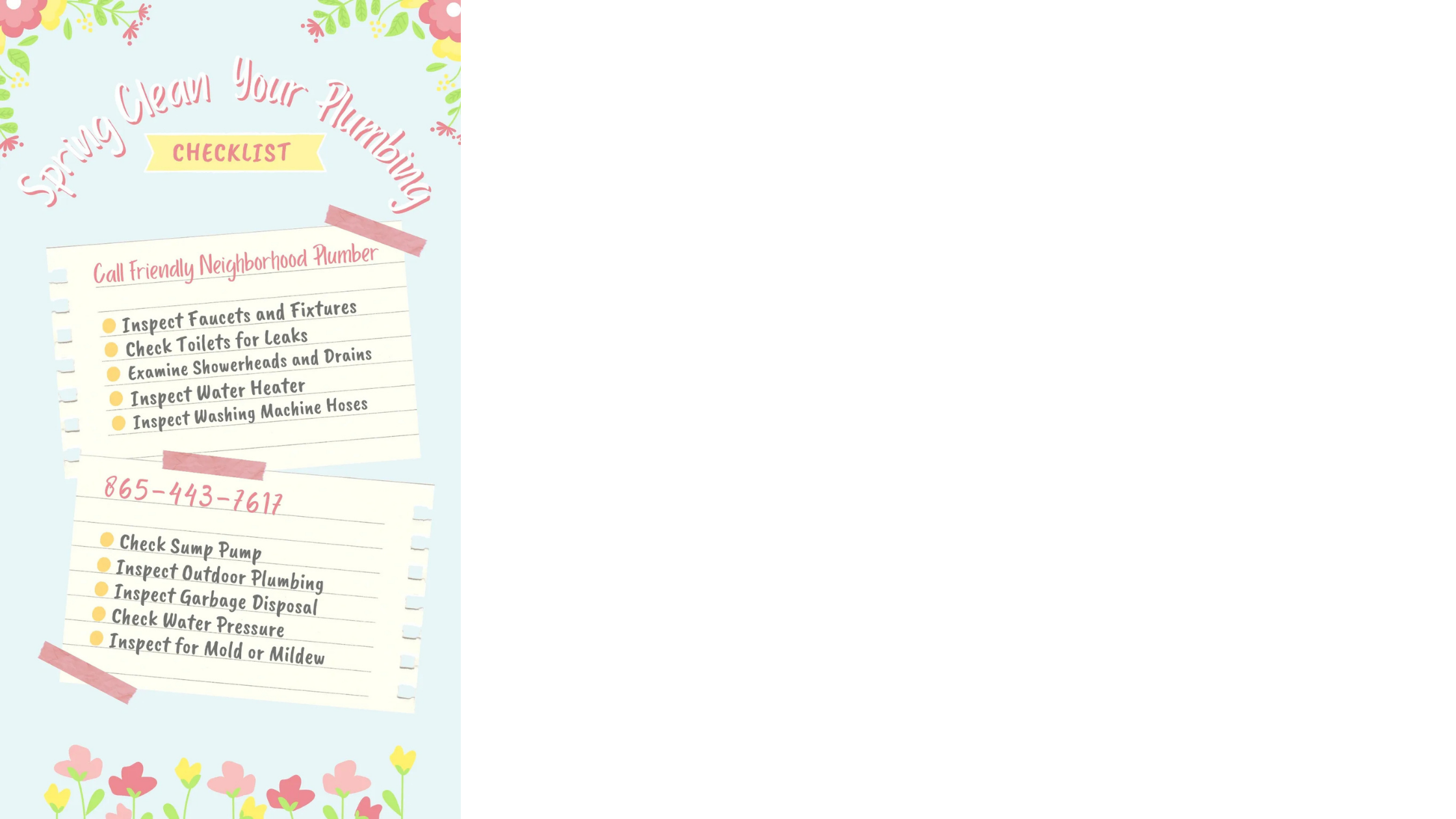 Spring Plumbing Checklist for Knoxville Homes (Prevent Leaks, Clogs &amp; Costly Repairs)
