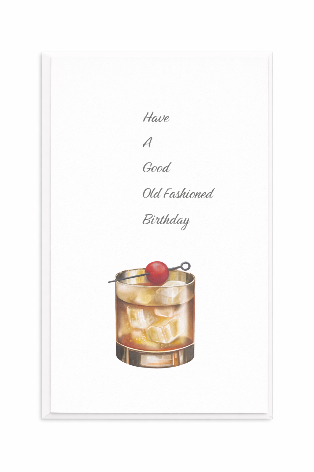 Old Fashion Birthday Card