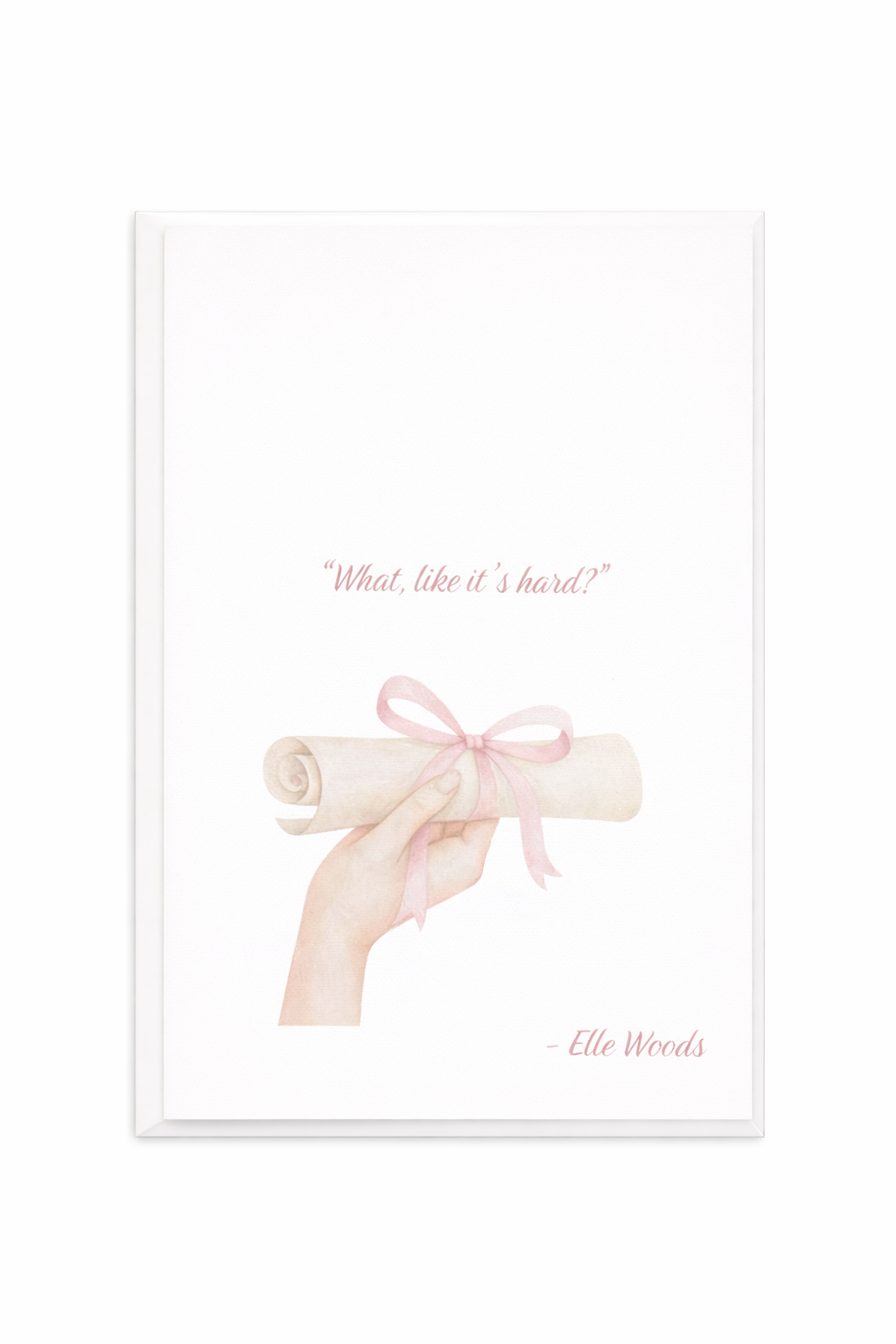 “What like it’s hard?” Graduation Card