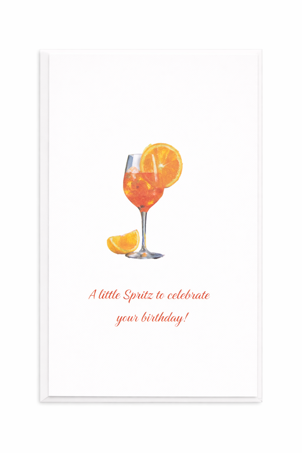 Aperol Spritz Birthday Card