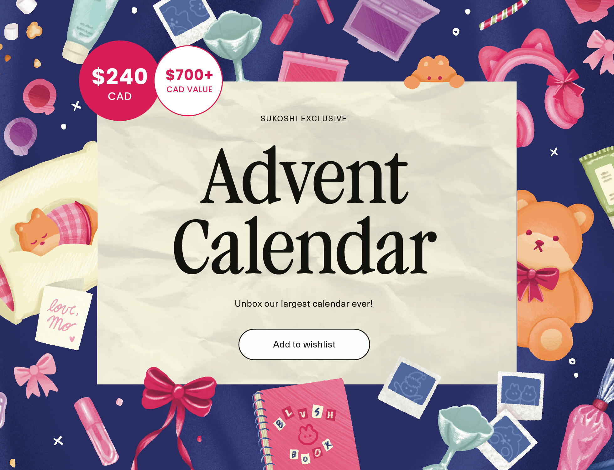 Website desktop banner