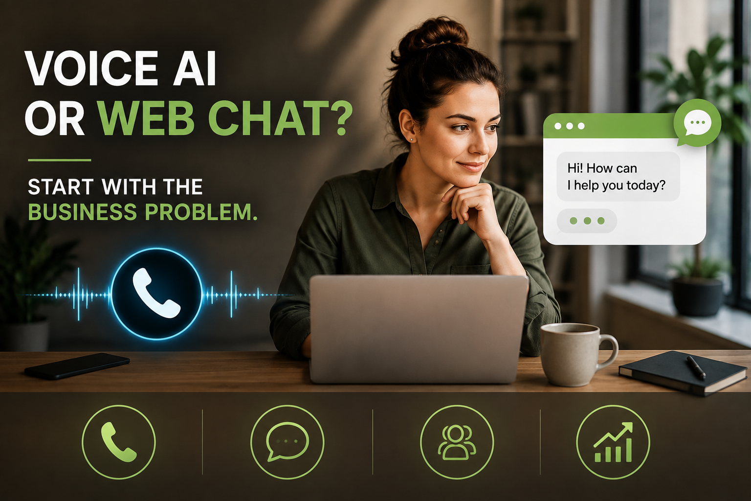 Voice AI or Web Chat? Start With the Business Problem