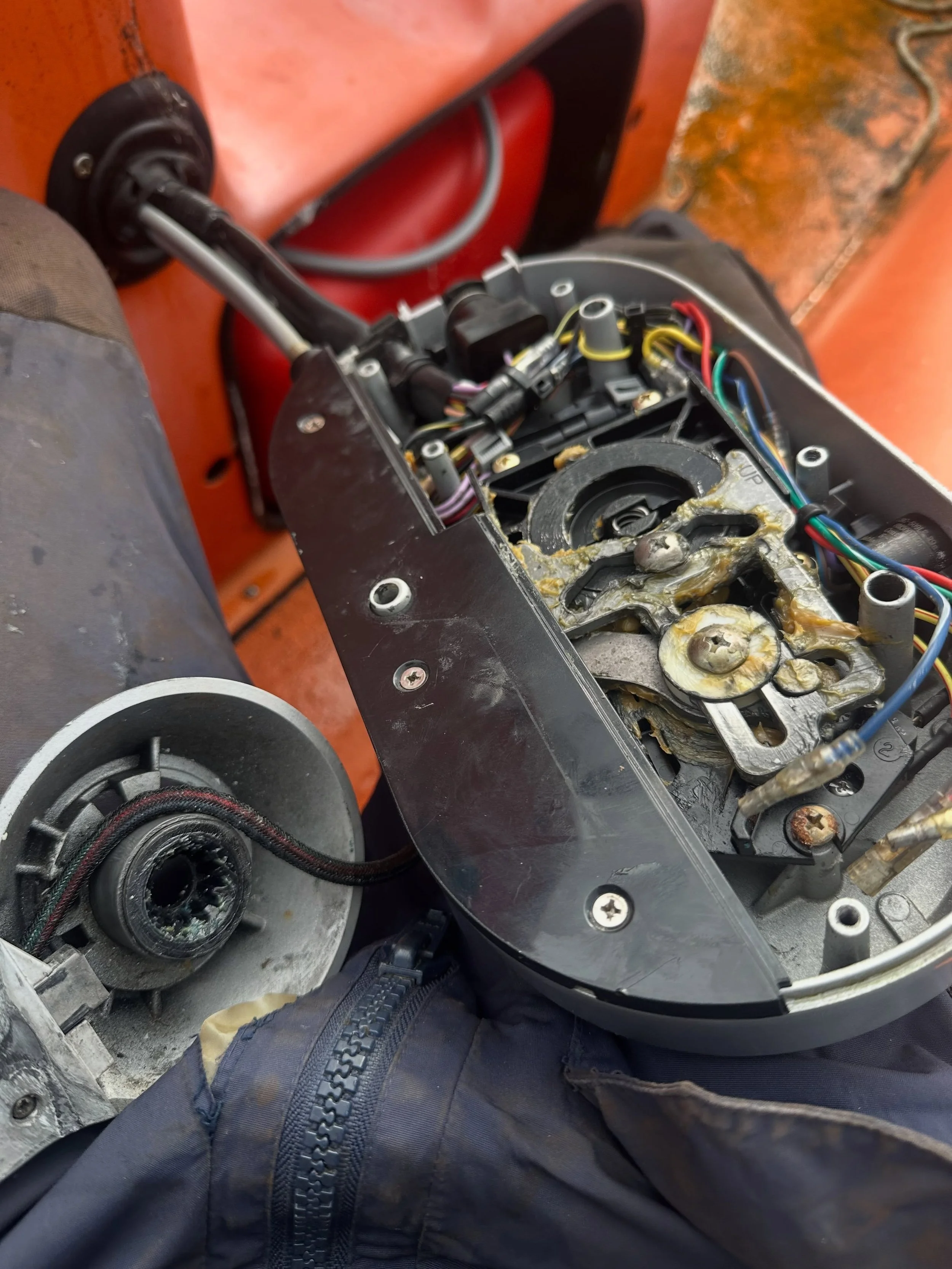 Another trip west to Campbeltown this week to spend some time with Kintyre Sea Sports. 

This visit was a little different from the days I&rsquo;ve spent delivering courses on the water. I was helping to carry out repairs to the centre&rsquo;s RIBs, 