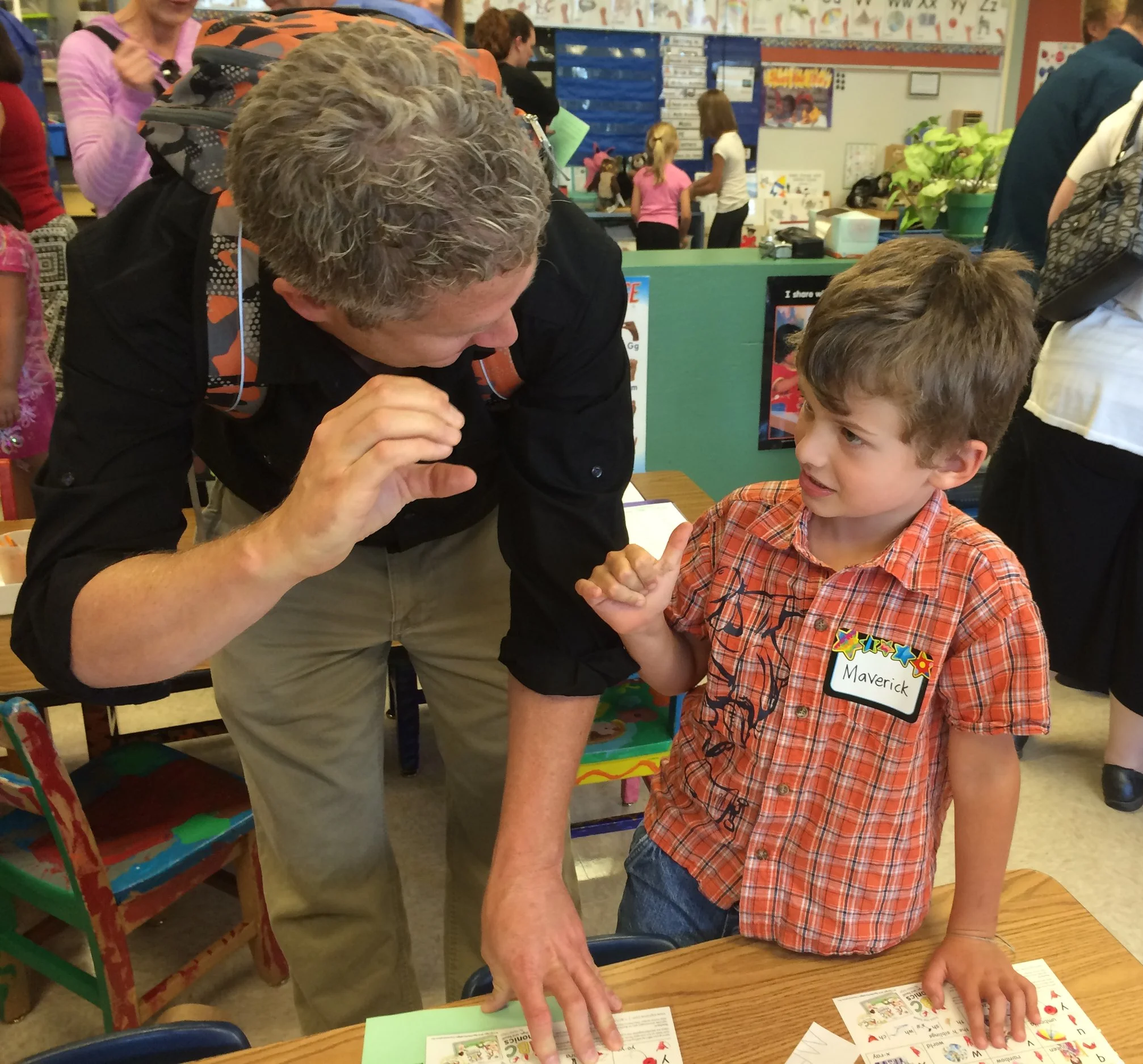 family engagement with kindergarten students