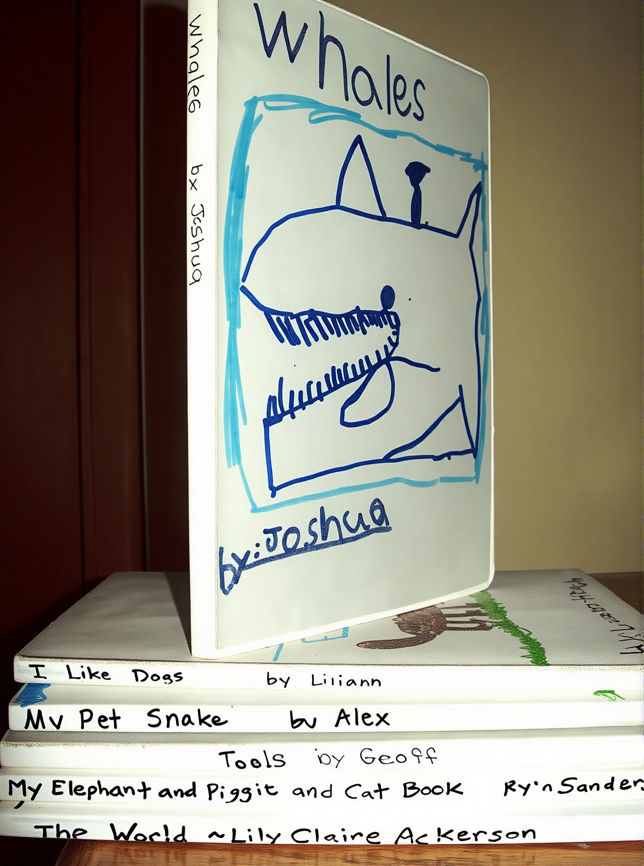 Early learners write and draw their own books in Writing Class