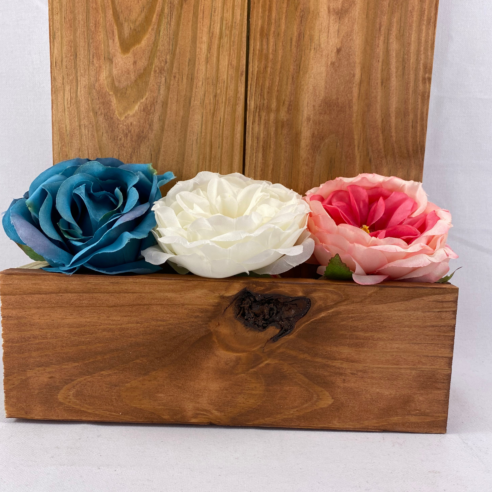 Gift for best friend Handcrafted Wood Address Sign With Planter
