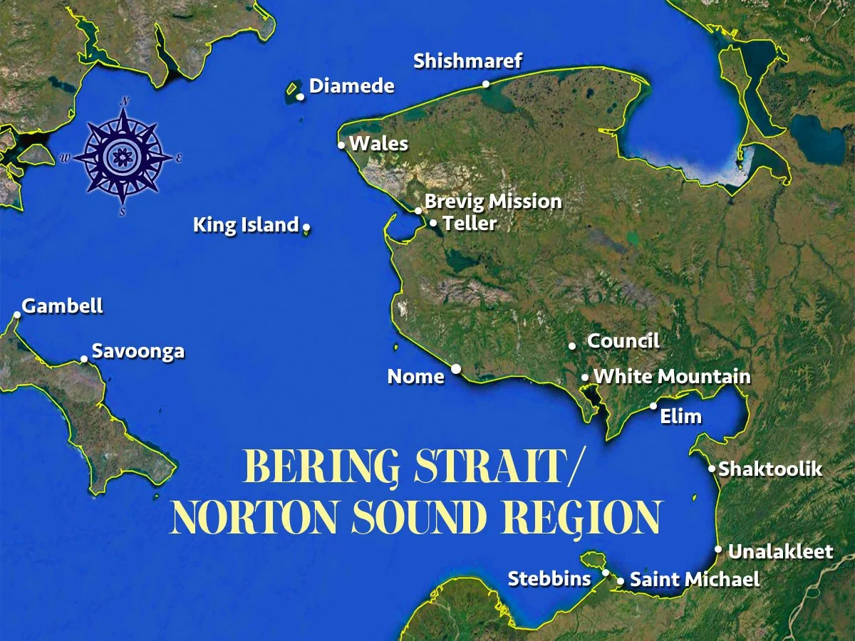Bering Strait/Norton Sound Region map
