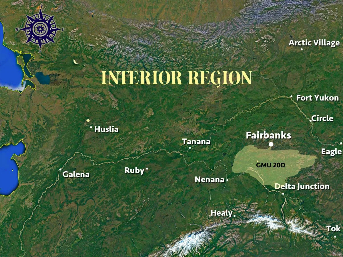 Interior Region map