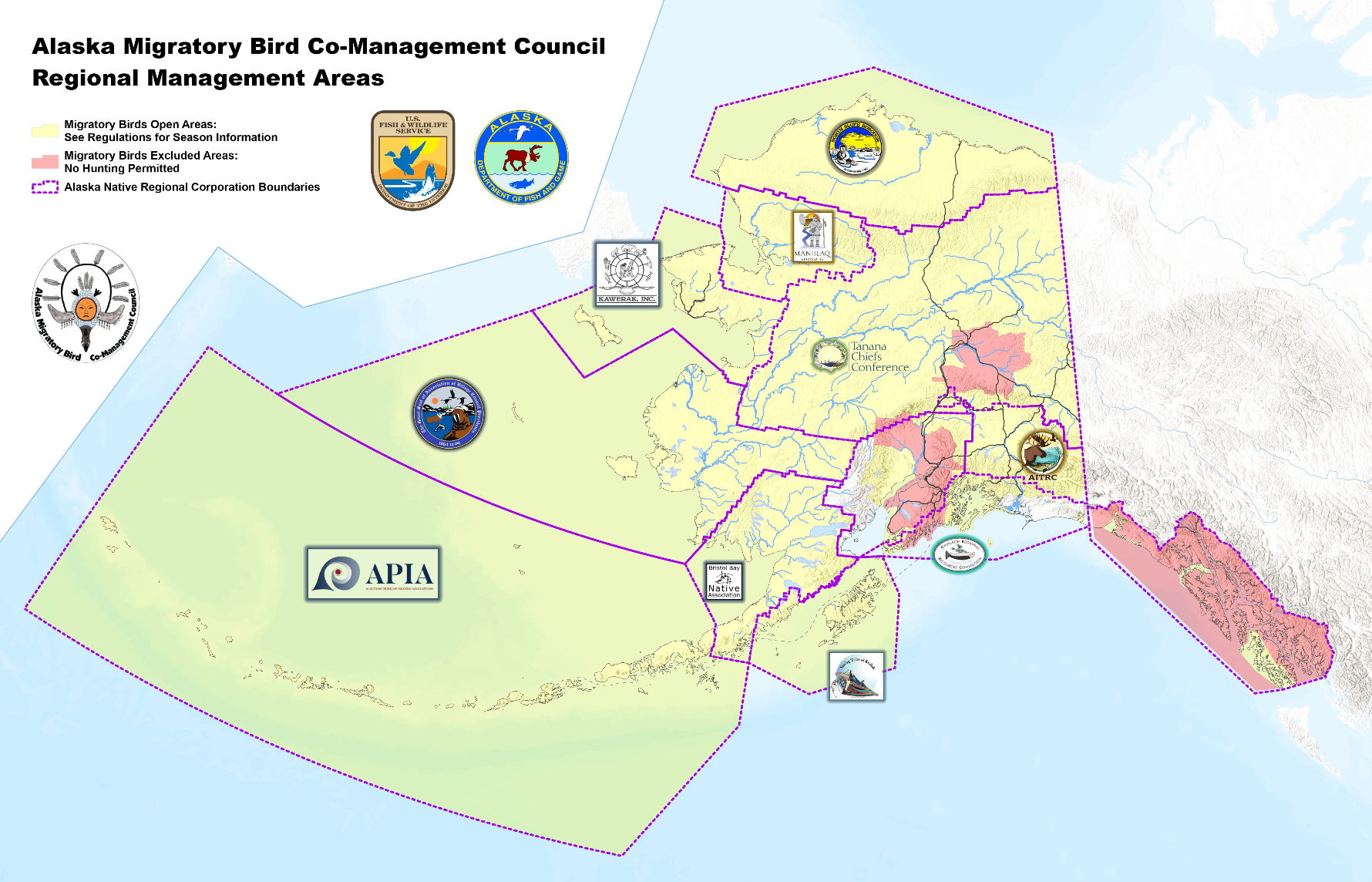 AMBCC Regional Map