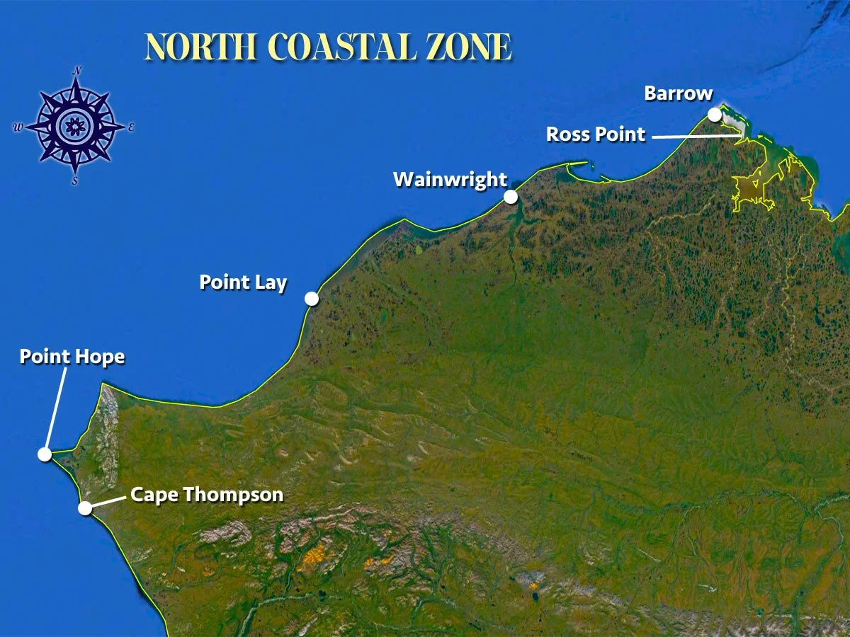 north coastal zone map