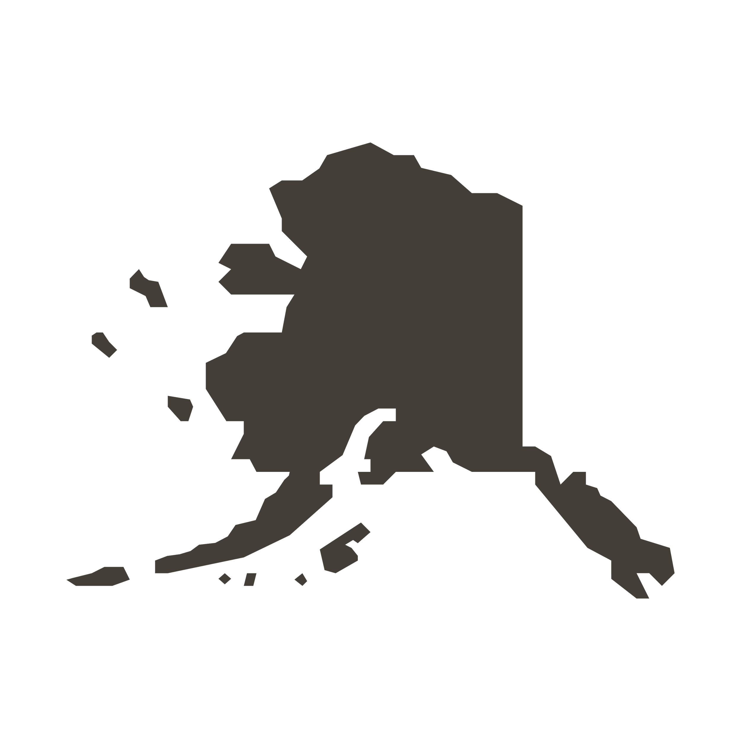 shape of alaska graphic to interim represent Alaska Native Caucus Chair