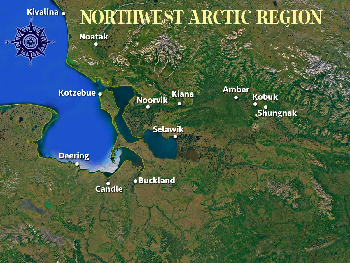 northwest arctic region map